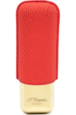 S.T. Dupont Snakeskin-effect cigar case