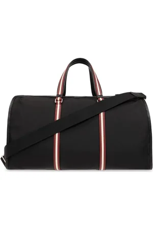 Bally Code stripe-detail travel bag