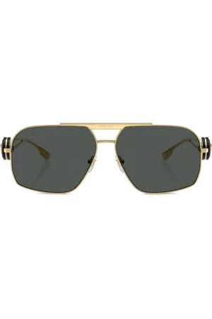 VERSACE Medusa pilot-frame sunglasses