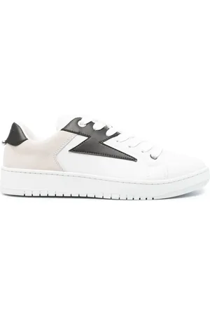 Neil Barrett Duran panelled leather sneakers