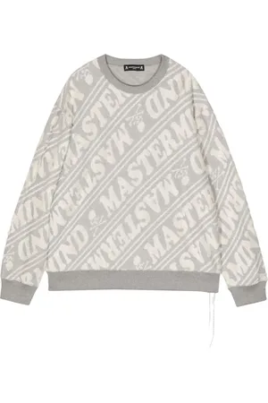 MASTERMIND JAPAN Logo-jacquard cotton jumper