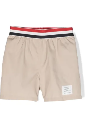 Thom Browne RWB-waistband Rugby shorts
