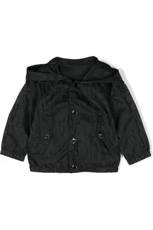 Emporio Armani Logo-jacquard hooded jacket