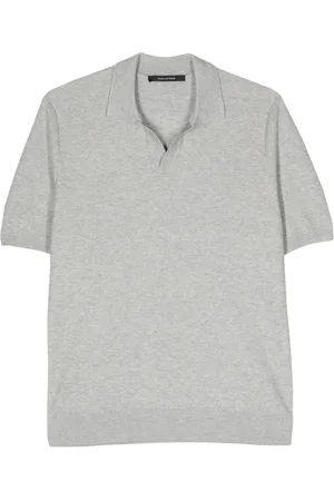 TAGLIATORE Textured polo shirt