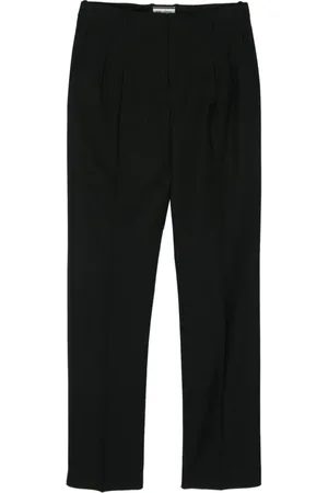 Saint Laurent Metallic striped straight trousers