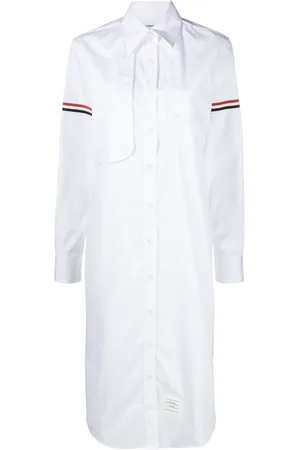 Thom Browne Cotton midi shirt dress