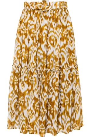 SAMANTHA SUNG Melanie abstract-print skirt