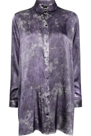 AVANT TOI Camouflage print silk-blend shirt