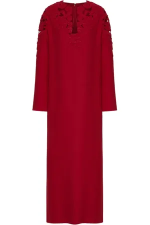 VALENTINO GARAVANI Embroidered midi dress