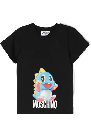 Moschino Puzzle Bobble-print cotton T-shirt