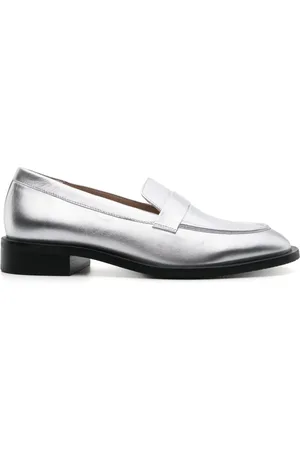 Stuart Weitzman Palmer metallic loafers