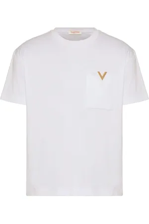 VALENTINO GARAVANI Logo-plaque cotton T-shirt