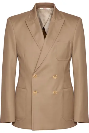 VALENTINO GARAVANI Double-breasted cotton blazer