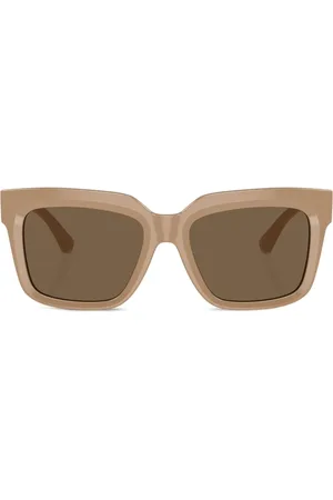 Burberry Monogram-plaque wayfarer sunglasses