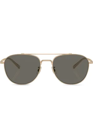 Oliver Peoples Rivetti pilot-frame sunglasses