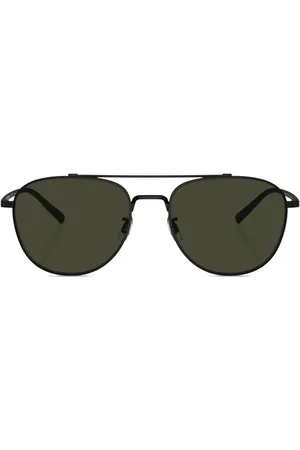 Oliver Peoples Rivetti pilot-frame sunglasses