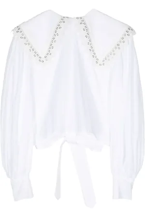 Charles Jeffrey Loverboy Babydoll cotton blouse