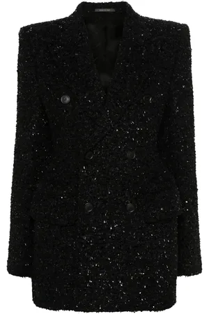 Balenciaga Double-breasted bouclé blazer