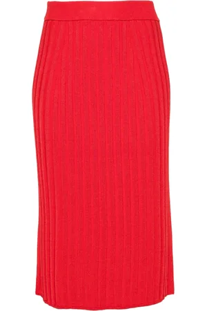 Joseph Chunky-ribbed skirt