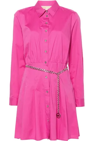 Michael Kors Belted mini shirt dress
