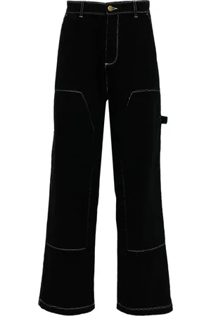 KIDSUPER STUDIOS Messy Stitched straight-leg jeans