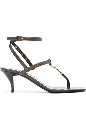 Saint Laurent Cassandra 60mm leather sandals