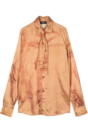 EgonLab Satin-finish long-sleeve shirt