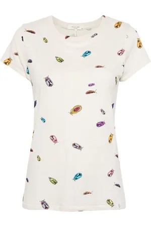 RAG&BONE Beetle-print Pima cotton t-shirt