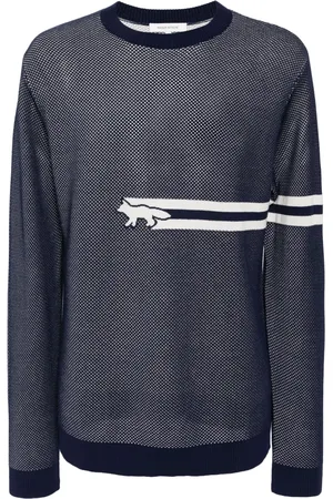 Maison Kitsuné Flash Fox mesh jumper
