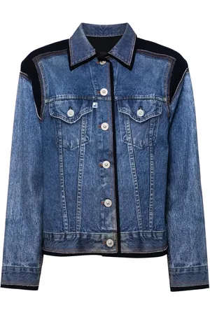 pushBUTTON Contrasting denim jacket