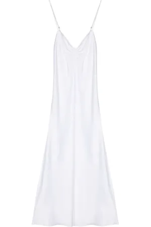FORTE FORTE Plissé satin midi dress