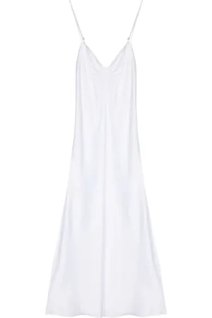 FORTE FORTE Plissé satin midi dress