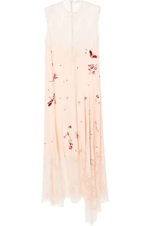 Erdem Crystal-embroideries lace-trim dress