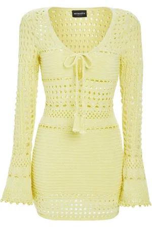 Retrofete Peony knit crochet dress