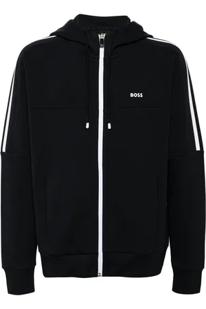 HUGO BOSS Logo-appliqué hoodie