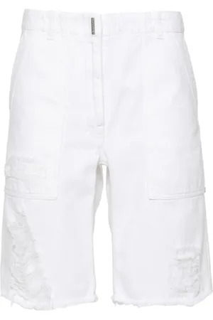 Givenchy Mid-rise denim shorts