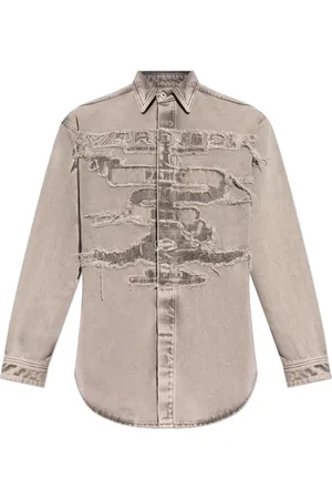 Y / PROJECT Frayed denim shirt