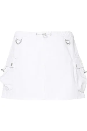COPERNI Denim cargo mini skirt