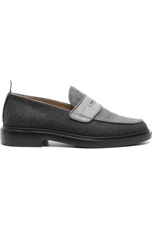 Thom Browne Colour-block wool loafers