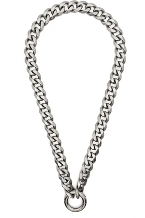 Random Identities Circular-pendant chain necklace