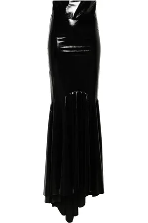 Atu Body Couture Patent-finish maxi skirt