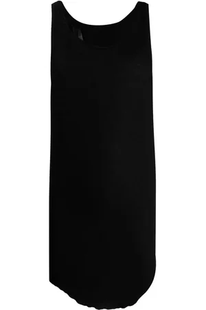 11 BY BORIS BIDJAN SABERI Long scoop-neck tank top