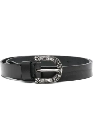 P.A.R.O.S.H. Buckle leather belt