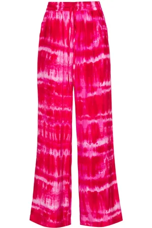 P.A.R.O.S.H. Tie-dye straight-leg trousers