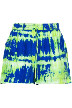 P.A.R.O.S.H. Tie-dye silk shorts