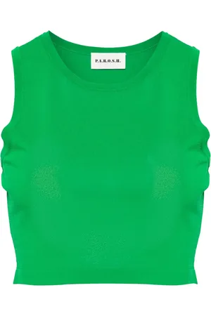 P.A.R.O.S.H. Cropped knitted top