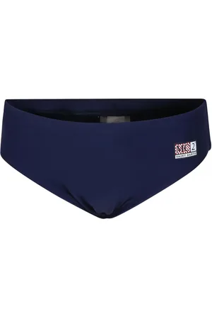 MC2 SAINT BARTH Logo-appliqué swim trunks