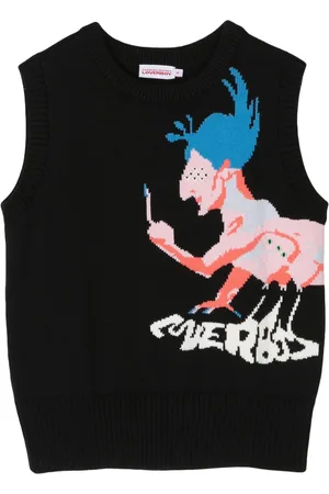 Charles Jeffrey Loverboy Intarsia-knit vest