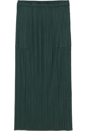 PLEATS PLEASE ISSEY MIYAKE Straight pleated midi skirt