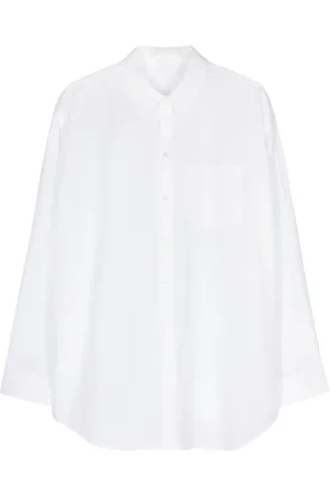 Helmut Lang Logo-embroidered cotton shirt